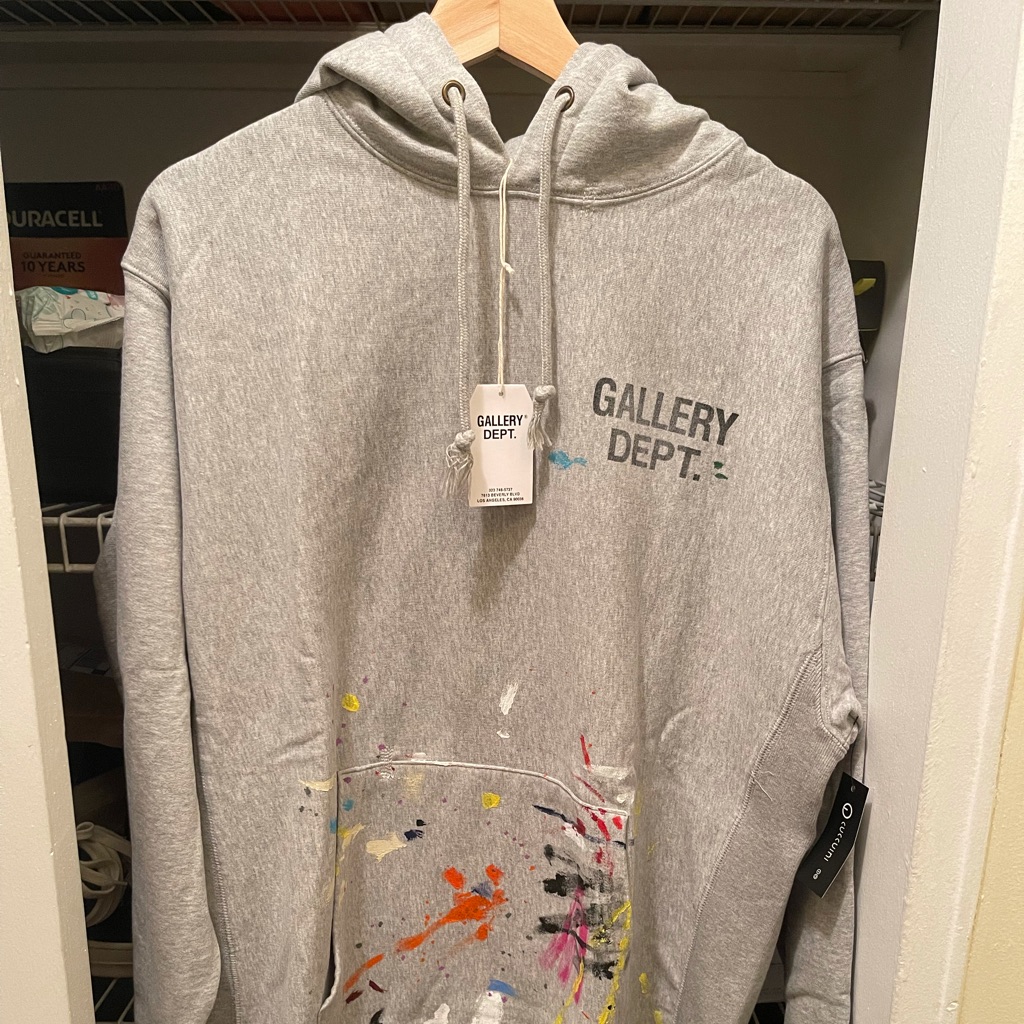 Gallery Dept. Paint Hoodie Sweatshirt Size L